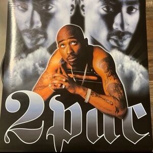 2Pac Poster with Black and White Design